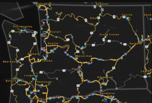 Washington American Truck Simulator Full Map