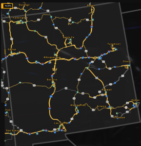 New Mexico American Truck Simulator Full Map