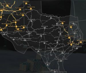 Texas American Truck Simulator Full Map