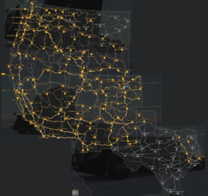 American Truck Simulator full map